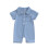 (6-12 Months, Blue) Καλοκαιρινή τζιν φόρμα και τσέπη 1