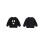 (6-9 Months, Black) Mädchen Herbst Winter Strickpullover Langarm Pullover mit Smiley-Stickerei 2