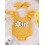 (3-6 Months, Yellow) Completo estivo per per capelli. 4