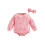 (12-18 Months, Pink) Σετ ρούχων φθινοπώρου και κορδέλα 11