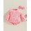 (12-18 Months, Pink) Σετ ρούχων φθινοπώρου και κορδέλα 13
