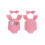 (6-9 Months, Pink) Completo estivo per per capelli. 2