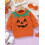 (9-12 Months, Orange) Mädchen Herbst Winter Strickpullover Langarm Pullover mit Smiley-Stickerei 4