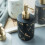 White Marble Pattern Ceramic Soap Dispenser for Bathroom Sink, Refillable Bottle with Smooth Pump 4