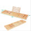 Expandable Bamboo Bathtub Caddy Tray with Wine and Book Holder, Adjustable Multi‑Function Organizer 3