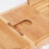 Expandable Bamboo Bathtub Caddy Tray with Wine and Book Holder, Adjustable Multi‑Function Organizer 4