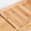 Expandable Bamboo Bathtub Caddy Tray with Wine and Book Holder, Adjustable Multi‑Function Organizer 5