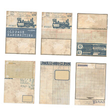 30 Blatt Mehrzweck-Antik-Bastelpapier,-Marineblau