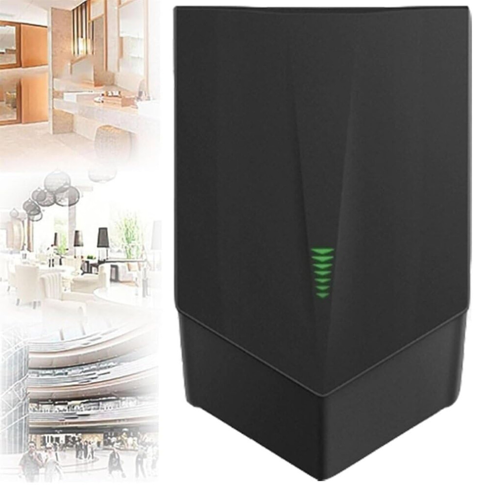 Speed Automatic Hand Dryer Black, Wall Mounted Commercial Hand Dryer For Bathroom 610S Dry 9073542005902