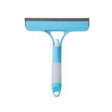 Stainless Steel Shower Squeegee with Hook, Streak Bathroom Squeegee for Glass and Tiles