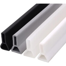 Shower Water Barrier Strip 300cm Clear Silicone Water Retention Dam for Bathroom and Kitchen Sink