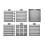 Professional Memo Pad Stencil Template Systems For-Light Grey 1