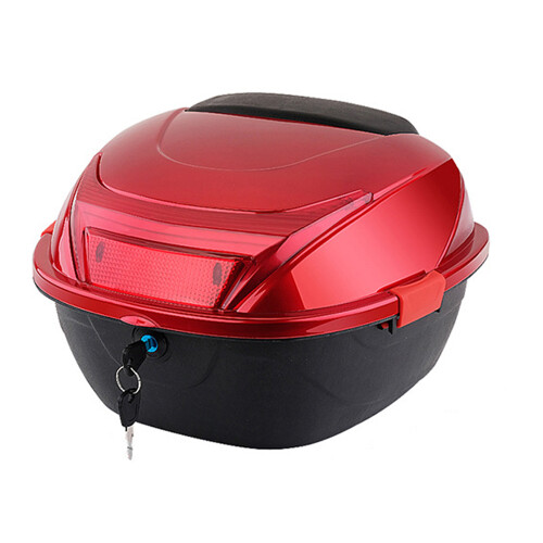 Aumotop 28L Tail Box 420x410x280mm White/Black/Red 2