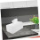 Car Tissue Box Plastic Rectangular Holder with Easy Refill for Dashboard Home Office Use 4