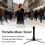 Adjustable Height Foldable Flute and Clarinet Stand with Stable Support and Compact Portable Design 2