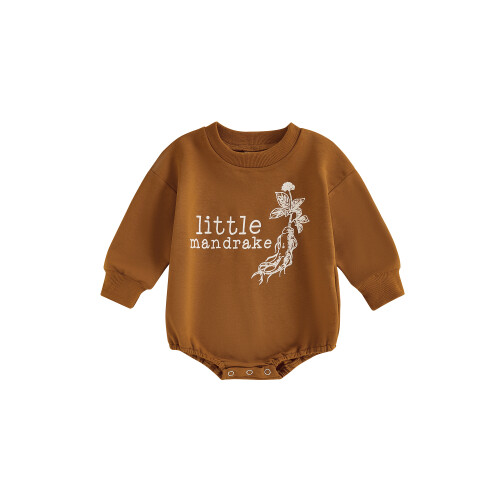 (0-3 Months, Coffee) Baby-Strampler für Mädchen den Herbst