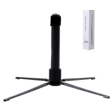Adjustable Height Foldable Flute and Clarinet Stand with Stable Support and Compact Portable Design