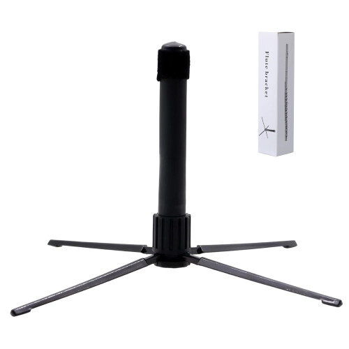 Adjustable Height Foldable Flute and Clarinet Stand with Stable Support and Compact Portable Design
