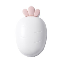 Wall Mounted Soap Dish with Drain, NoPunch Installation, Compact White Soap Box for Bathroom