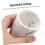 Marble Bathroom Cup with Elegant Marble Pattern, Compact SpaceSaving Tooth Brushing Rinse Cup White for Home Hotel Use 5