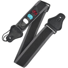Adjustable Guitar Strap for Acoustic and Electric Guitars with Comfort Shoulder Support and Secure Fit