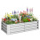 Outsunny Jardinera Elevada Gris 120 x 60 x 30.5 cm 1