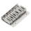 Electric Guitar Bridge 6 String Hardtail Saddle Silver Fixed Design for Stable Tuning and Easy Installation 2