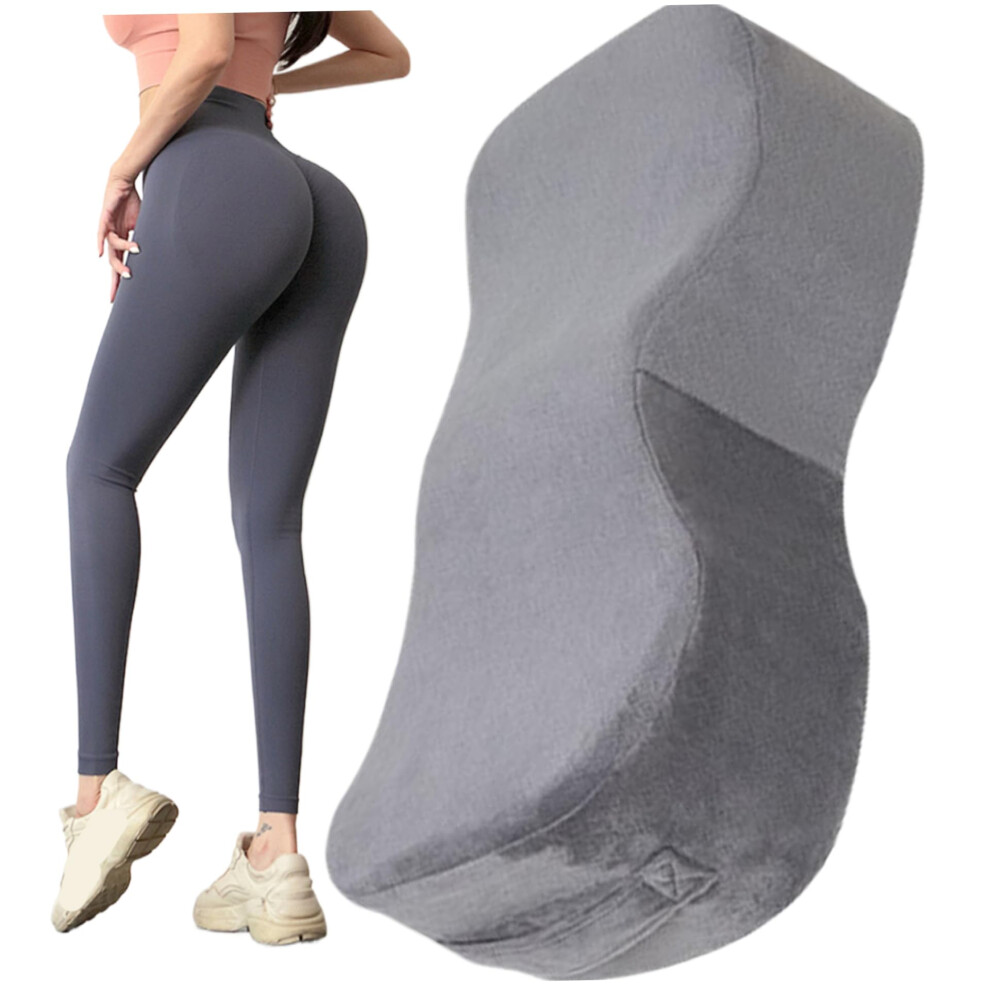 Grey Bbl Pillow For After Surgery Recovery, Ergonomic Butt Support Cushion With Resilience Foam And Washable Cover,