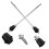 2pcs Adjustable Metal Drum Stand Tom Drum Holder with Stable Support and Quick Setup for Drummers 4