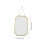 Small Wall Mirror for Bathroom with BreakResistant Surface and Easy Hanging Artistic Decor 5