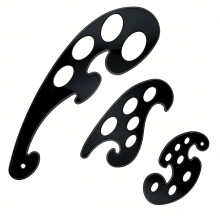 Art Craft stencil sjabloon tool voor het bijhouden van-Zwart