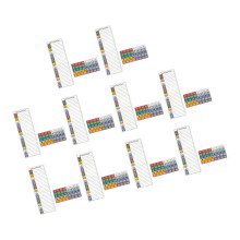 10 stuks kleurcodering elektrische dooslabels sticker water- en