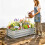 Outsunny Jardinera Elevada Gris 120 x 60 x 30.5 cm 3