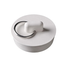 Universal Rubber Drain Stopper for Bathtub and Kitchen Sink, Watertight Seal, MultiSize Fit