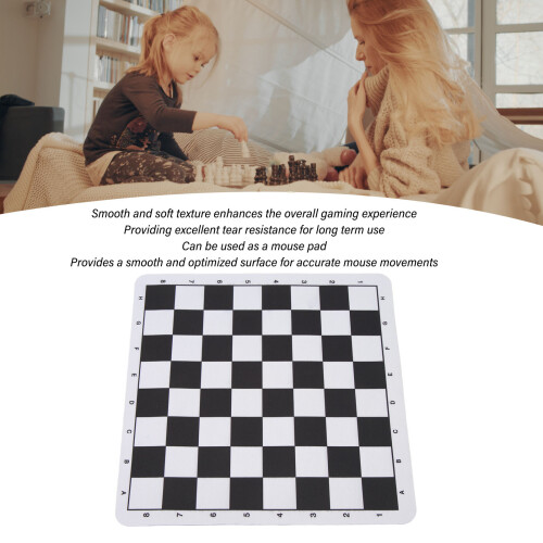 PU Leather Chess Board 24x23.6cm Mouse Pad 2