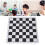 PU Leather Chess Board 24x23.6cm Mouse Pad 4