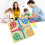 Flying Chess Carpet 125g 24x24cm Safe Floor Rug 6