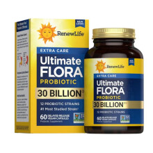 RENEW LIFE Probiotic 30 Billion 60 VEGAN Caps
