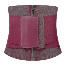 (XXXL  XXXXL, Burgundy) Girdle Belly Belt Reinforced Version Of The Women's Corset Girdle Waist Protection Sweat Sports Fitness
