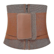 (XS  S, Brown) Girdle Belly Belt Reinforced Version Of The Women's Corset Girdle Waist Protection Sweat Sports Fitness