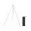 Detachable Campfire Tripod S/L Aluminum Silver 3