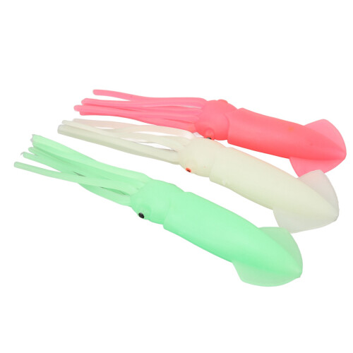 3pcs Squid Lure High-Simulation Glow 23cm/9.06in