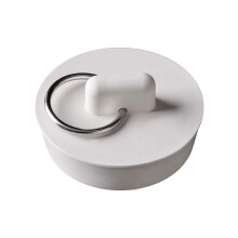 Rubber Bath Plug with Watertight Seal Design, Reusable Drain Stopper for Bathtub, Sink and Mop Pool