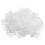 50pcs Round Bait Ring Clear Snowflake Carp Bands 12