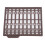 30Pcs Plastic Grid Type Bait Stoppers Brown 14