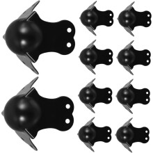Speaker Cabinet Corner Protectors 10 Pack, 3.15 Inch Metal Corner Guards for Amplifier Cases, Impact‑Resistant Stage Equipment Protection