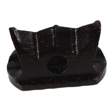 Ebony Erhu Bridge Enhanced Sound Quality Fits Standard Erhu Elegant Black Wooden Accessory