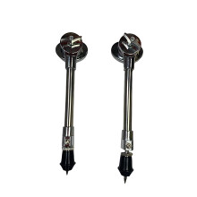 2Pcs Bass Drum Legs Replacement Set with Bracket Mounts, Stable Support for Percussion Instruments