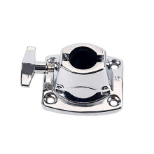 Adjustable Drum Cymbal Clamp with Secure Mounting and Quick Angle Adjustment for Universal Drum Kits Silver WC20