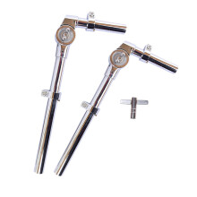 Drum Mount Holder Set 2 Pack, Easy Mounting Tom Drum Clamp for Concert Percussion Setup